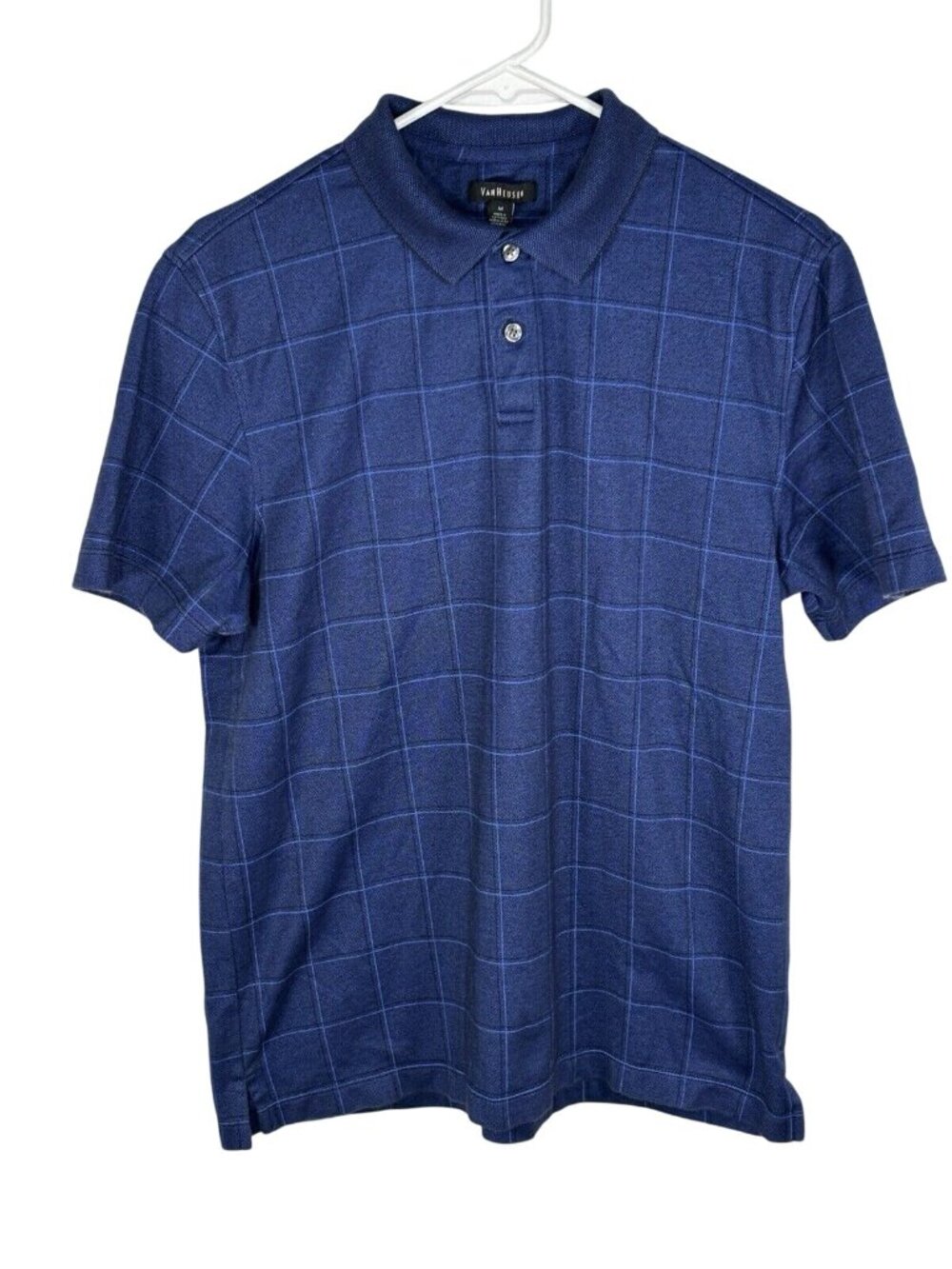 Set Of 2 Polos Color Blue Size Medium Mens Assorted Brands